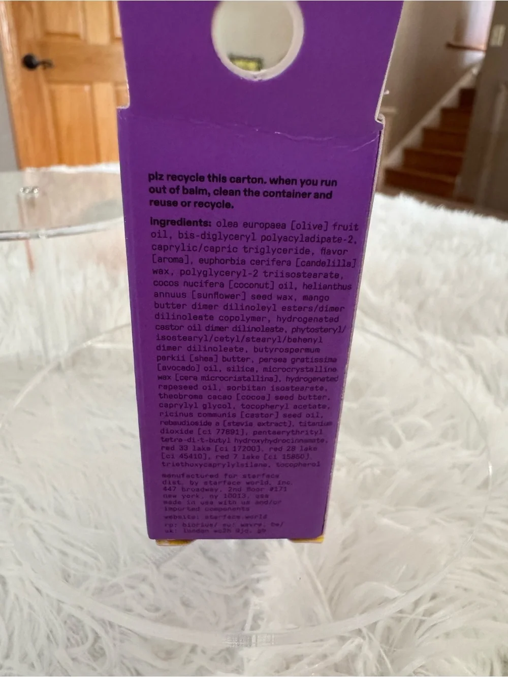 Brand New Starface Smiling Loo Balm Cream in Mauve Pink